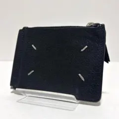 818箱付✨美品✨メゾンマルジェラ マネークリップ 4ステッチ レザー ブラックのサムネイル