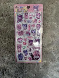 【ラス1‼️海外限定】クロミ マイメロ　ピンクボンボンドロップシール サンリオ公式