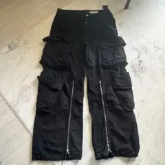 ZARA ブラック カーゴパンツ M 古着