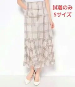 Rirandture リランドチュール ドットチェックチュールスカート