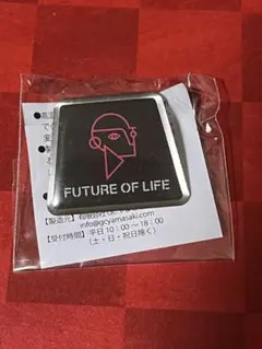 FUTURE OF LIFE ステンレスピンバッジ