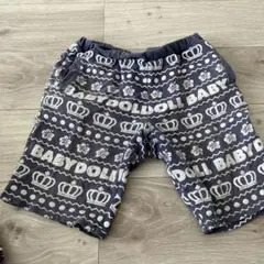 ベビードール！１４０センチ！ハーフパンツネイビー