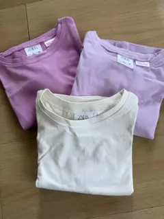 ZARA ロンT 3枚セット サイズ92 無地 新品未使用