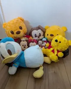 ミッキー・ミニー・プーさん ぬいぐるみセット