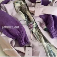 新品⭐️ebure ロンハーマン別注 コットンギャバジントレンチコート ピンク