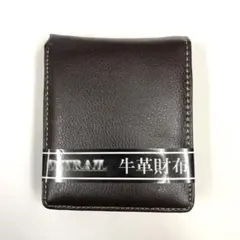 DITRAIL 折りたたみ 財布 ウォレット 牛革 チョコレート