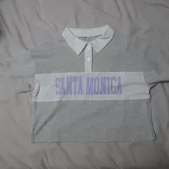 SANTA MONICA ポロシャツ グレー 130cm