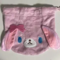 シュガーバニーズ ふわふわ巾着 キャラクターグッズ