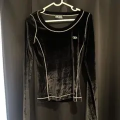 DIESEL ベロア 長袖 トップス ブラックのサムネイル