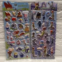 Zootopia シール 2シートセット海外正規品