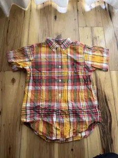 Ralph Lauren 半袖チェックシャツ 120