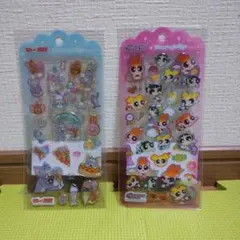 正規品　トムとジェリー & パワーパフガールズ 　ドロップジュエリーシールセット