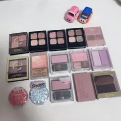 【まとめ売り】アイシャドウパレット+チーク15点セット