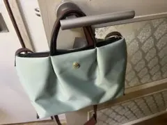 ミニショルダーバッグ 肩楽　ミントグリーン レガートラルゴのサムネイル