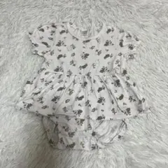 中古 フタフタ バースデイ ロンパース ベビー 80cm 綿100