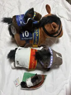 競走馬ぬいぐるみ 4体セット エフフォーリア スペシャルウィーク他