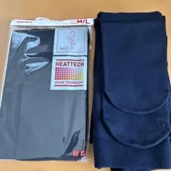HEATTECH ネイビー タイツ M/L 2足