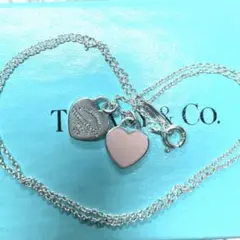 myon 様専用TIFFANY&Co. ミニダブル ハートタグ ネックレス