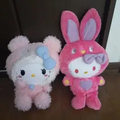 超ギリギリお値下げ、ハローキティ ぬいぐるみ2点セット