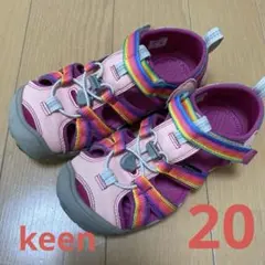 ピンク レインボー マリンシューズ