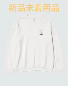 ユニクロ ピーナッツ スウェットシャツ Lサイズ 01 Off White