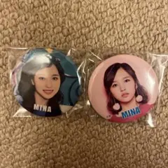 TWICE ミナ once 3周年 缶バッジ 缶バッチ 缶バッジセット