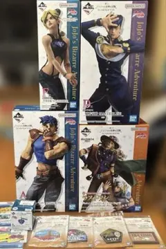 ジョジョの奇妙な冒険 1番くじ A賞D賞F賞ラストワン＋下位賞9点付き
