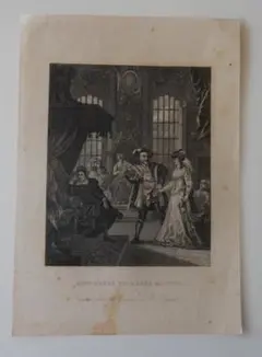1872年銅版画◇フランス ファッション誌『ラ・モード・イリュストレ