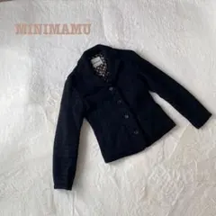 【MINIMAMU】ミニマムジャケット　裏地デザイン　キレイ目　美品　デザイン
