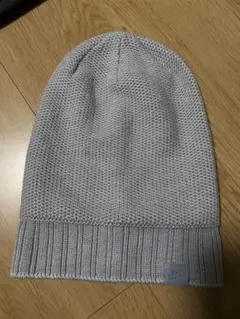 Nike グレー ニット帽 スウッシュロゴ