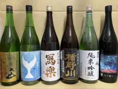 日本酒 6本セット 1800ml （識別2126）のサムネイル