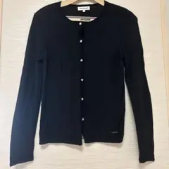 Paul Stuart 長袖カーディガン ブラック サイズ6 (S)のサムネイル