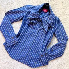 ヴィヴィアンウエストウッド 変形ブラウス ストライプ 希少 長袖 ヴィヴィアンウエストウッド 変形ブラウス ストライプ 希少 長袖