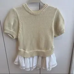 新品タグ付き　snidel♡半袖ニット