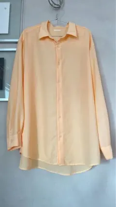 GU オレンジ シアー長袖シャツ