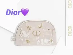 ラスト１個です　Dior ディオール ポーチ ノベルティ メッシュ 刺繍 母の日
