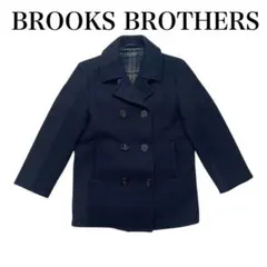 Brooks Brothers Pコートネイビー チェック柄裏地 ダブルボタン