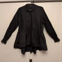 ミラオーウェン 　シャツ襟チュニック ブラウス