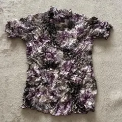 WRINQLE リンクル 井上プリーツ シワ加工 花柄 レオパード ボトル 