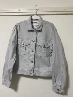グレー デニムジャケット