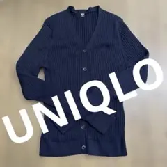 UNIQLO エクストラファインメリノリブショートカーディガン