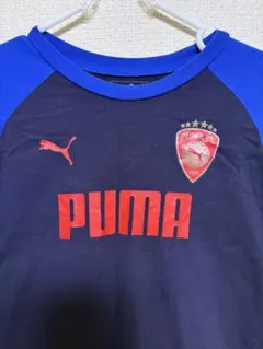 PUMA 長袖カットソー ネイビー/青