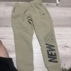 NEW ERA スウェットパンツ ベージュ M