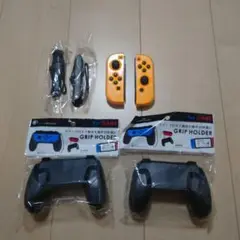 switch 純正 ジョイコン オレンジ おまけ付き