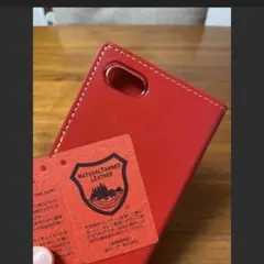 iPhone 7/8/SE 栃木レザー手帳型ケース　レッド