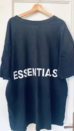 ESSENTIALS ブラック Tシャツ XL