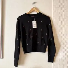 2026年最新】CAban コットンカシミヤ エンブロイダリークルーネック