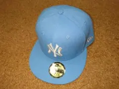 NEW ERA 59FIFTY 水色キャップ
