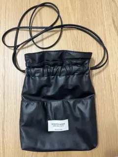 【beautiful people】2WAYショルダー巾着バッグ