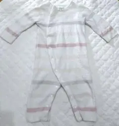 ジェラピケ★ストライプロンパース＆ELFINDOLL ピンク トレーナー